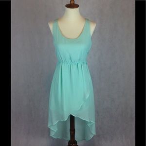 Mint High Low Dress